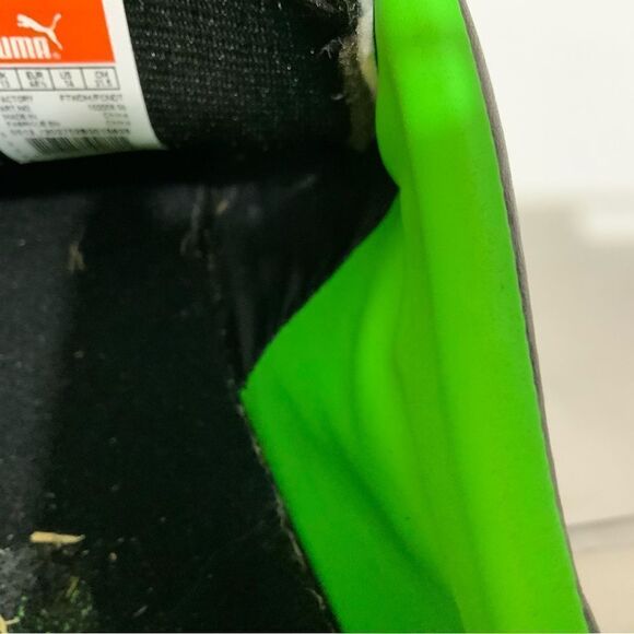 Puma Football Size 14US Esito Soft Ground Black Leather Boots Cleats - Picture 10 of 12